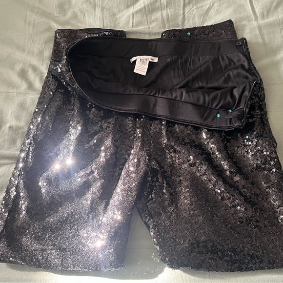WD.NY Black Skinny Sequin Pants - Picture 2 of 3